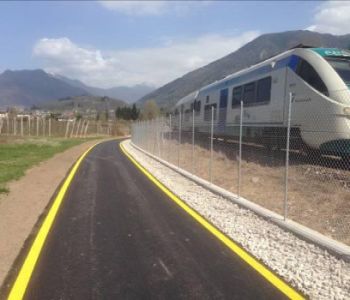 Provincia di Trento – realizzazione pista ciclopedonale con passerella